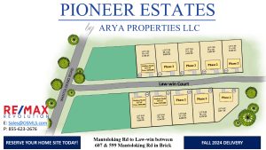 Pioneer Estates - Phase 2 - Sales Map